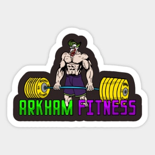 The Joker Arkham Fitness Sticker